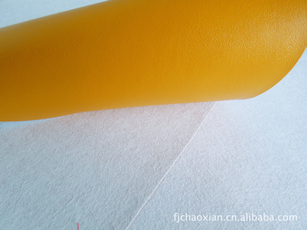 【环保pu人造革 不同厚度超纤底材 pu贴面箱包