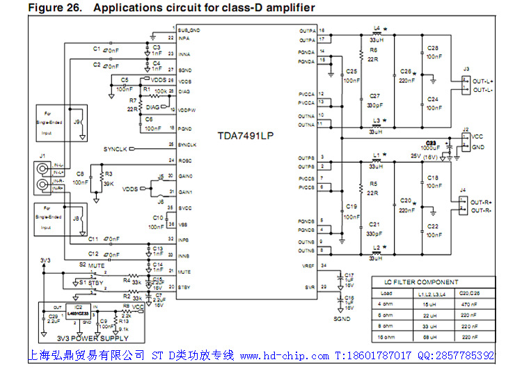 全新 tda7491lp 2*5w d类数码功放芯片 相对优势 图片_5