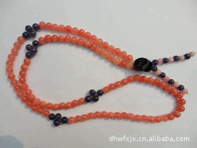 东海沃福新加新天然水晶【加色】<em>橘红色</em>加深紫