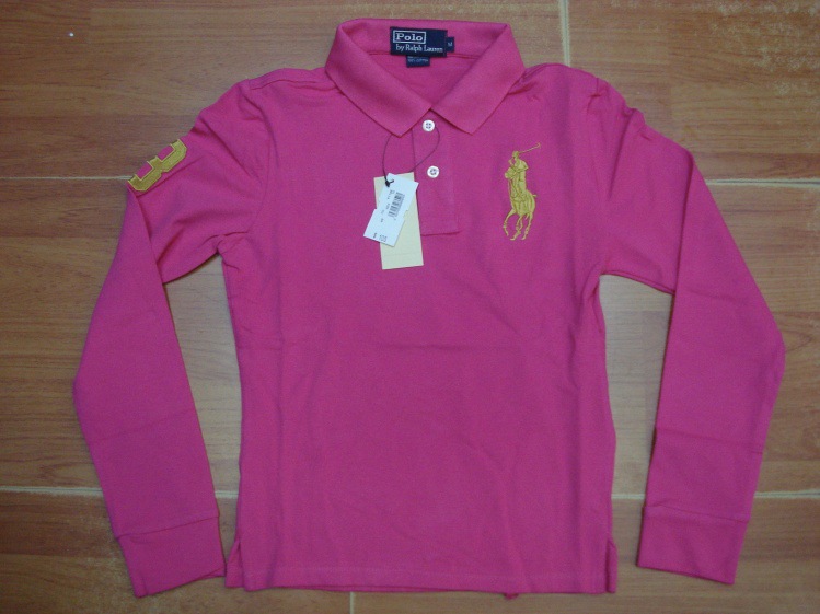 2012 polo 保罗大马女款 纯棉长袖t恤 一件代发