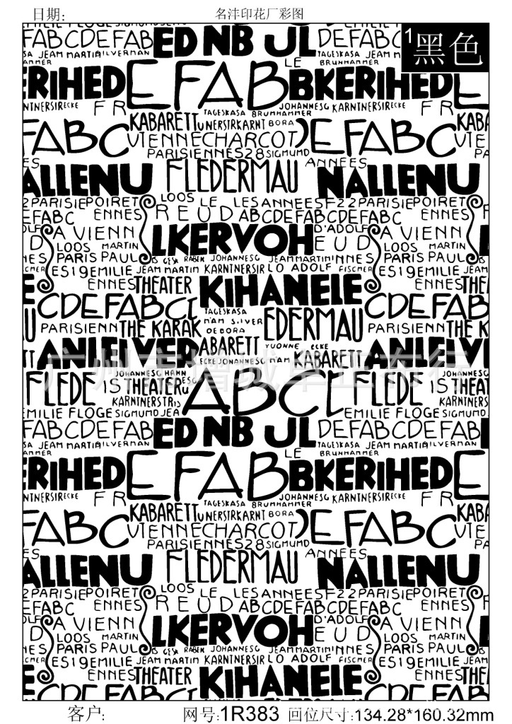 【【厂家直供】涂料特色英文图案印花布】价格