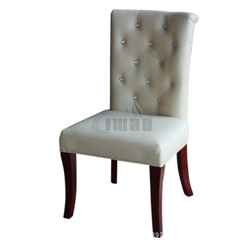 【丽湾 酒店家具 餐厅棋牌椅 实木餐椅 韩式 中