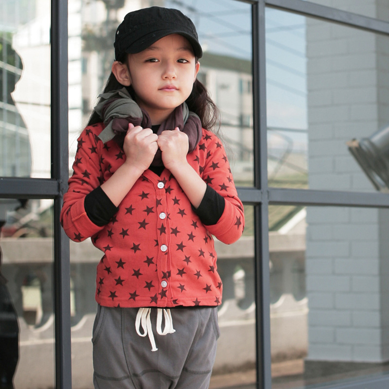 2013秋季新款 薄款<em>针织</em> <em>女童</em>毛衣<em>开衫</em> 童装排扣