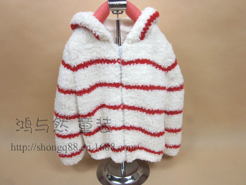 童<em>毛衣</em>-手工编织<em>绒绒线</em>宝宝<em>毛衣</em> 雪尼尔<em>毛衣</em>外