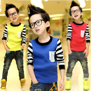 童<em>毛衣</em>-预定款儿童宝宝韩版长袖<em>毛衣服</em> 童装男