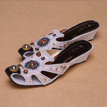 找相似款-X艺印轩 拖鞋 居家 夏季凉鞋 泰国风串