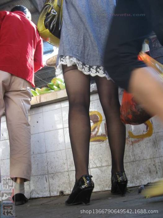 菜场偷拍黑丝女买菜 街拍美女- - 阿里巴巴商人