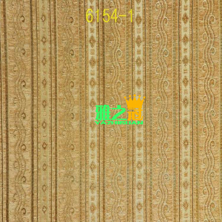 雪尼尔色织提花沙发布