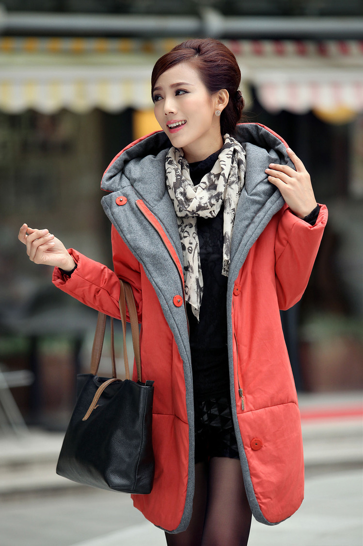 中年女装中长款棉衣 40 50岁妈妈装加厚保暖妇