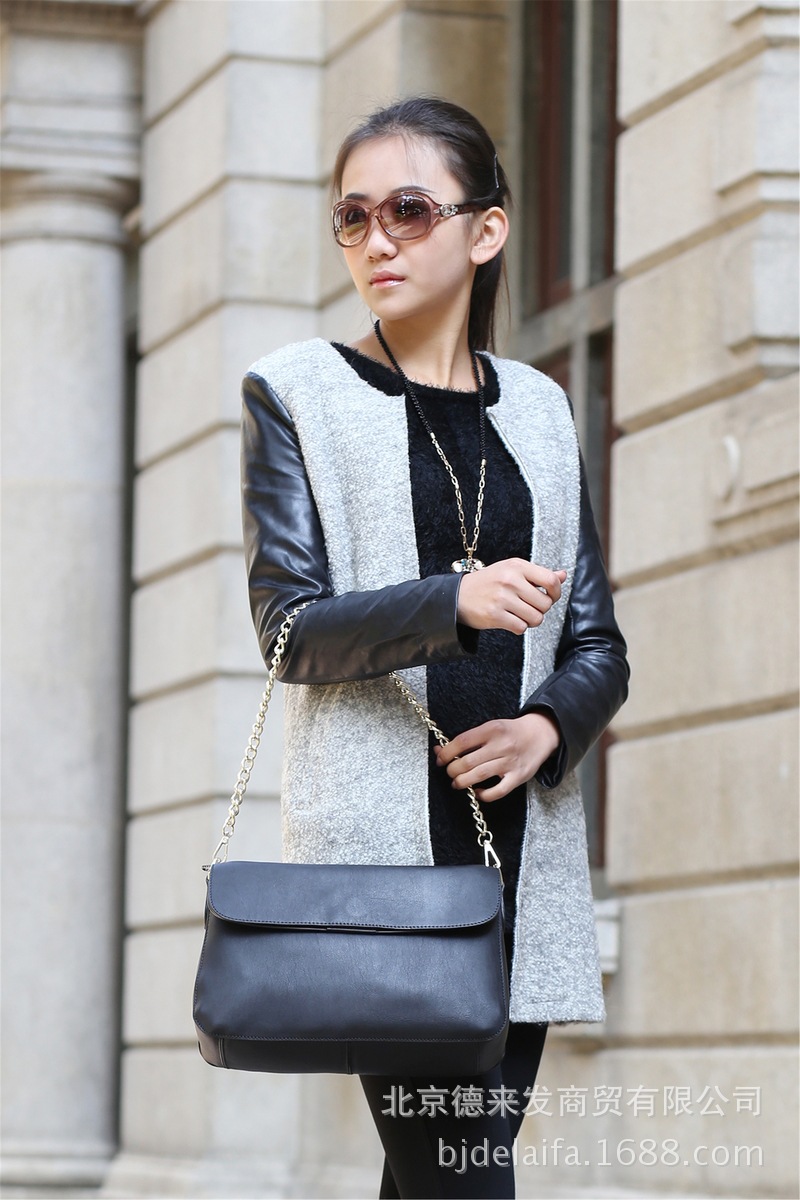 【<em>女士包代理</em>广州新款牛皮包头层真皮包单肩斜