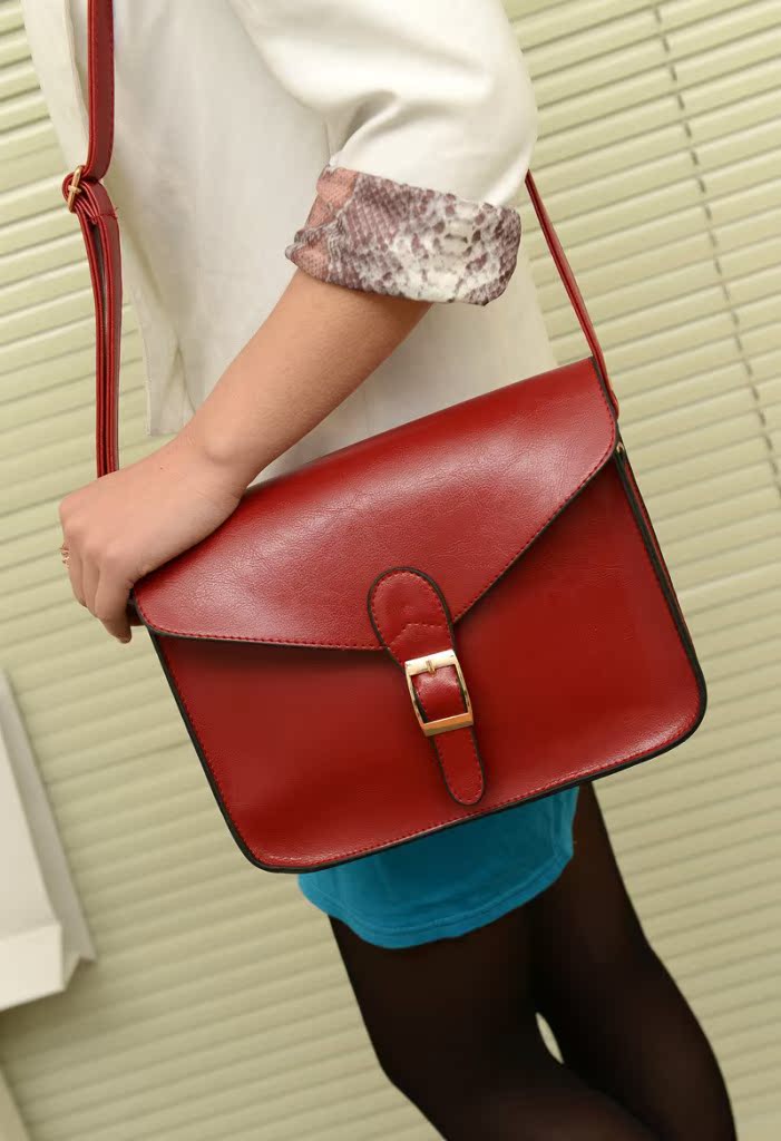 2014新款定型包<em>女包</em> 韩剧<em>张娜拉同款</em>复古包P