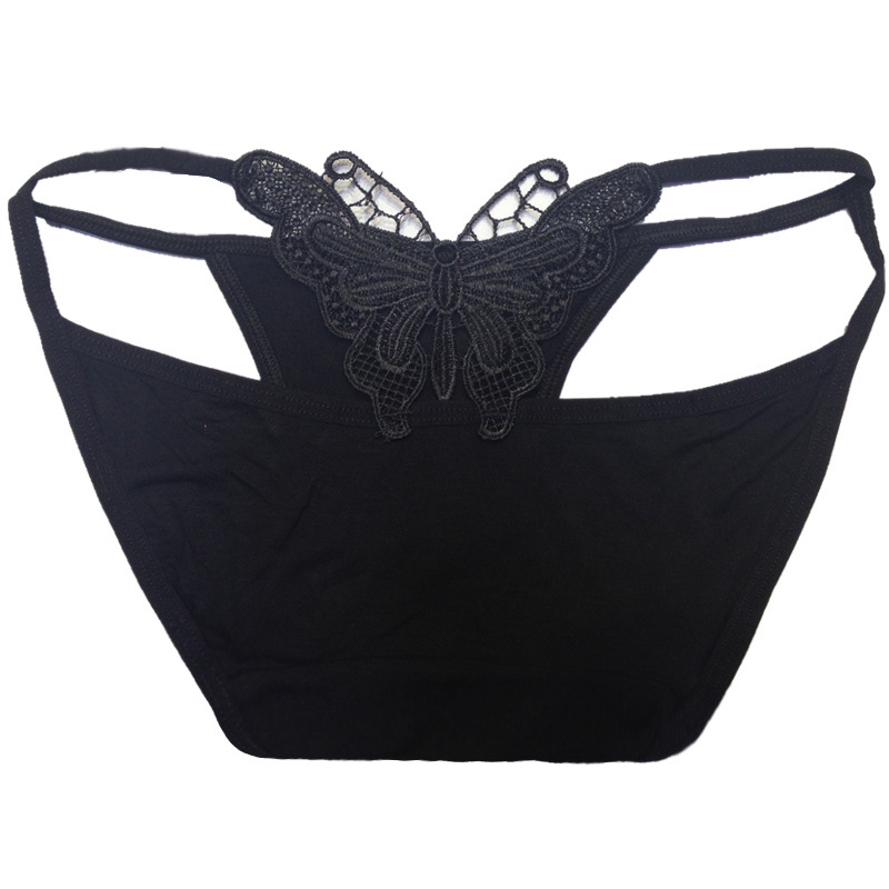 【镂空<em>内裤</em>】<em>汕头厂家</em>直销低腰性感露臀蝴蝶木