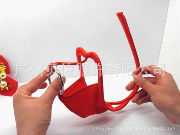 男士情趣<em>内裤</em> JJ扣环 性感男式<em>内裤</em> 丁字裤 <em>U形</em>