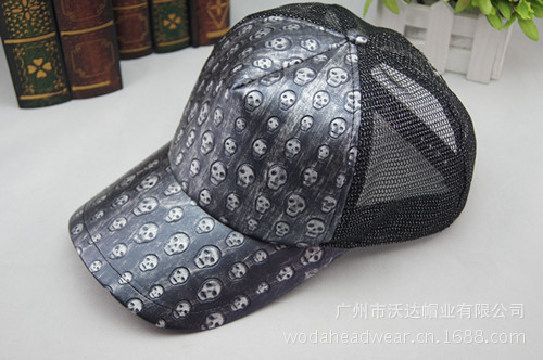 嘻哈棒球帽网帽 骷颅头 ss2012-067