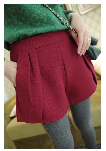 【<em>2014秋冬短裤</em>新款8262# 韩版加厚西装 <em>短裤</em>