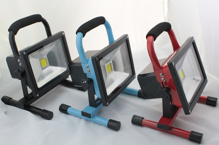 LED投光灯-LED充电投光灯户外防水 工地照明