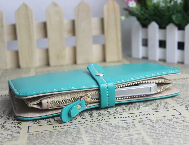 3799搭扣拉链两折长款钱包可放手机 22.8元 (21)