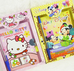 Hello kitty/米奇 64K密碼本 卡通 盒裝帶鎖本 日記本子 送1支筆