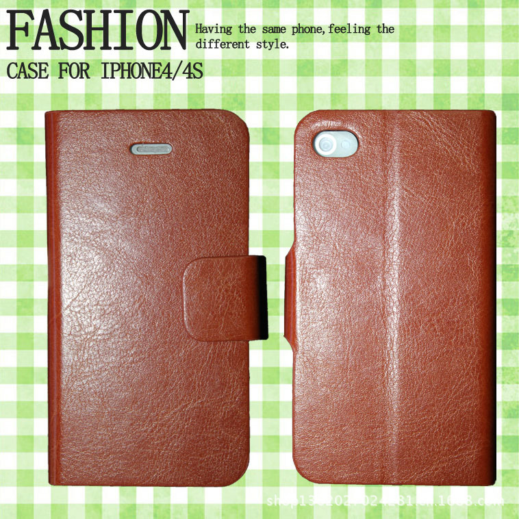 疯马纹iphone4,4s皮套