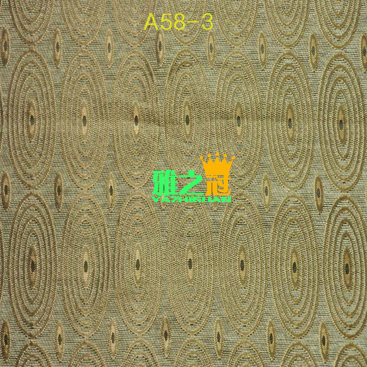 雪尼尔色织提花沙发布