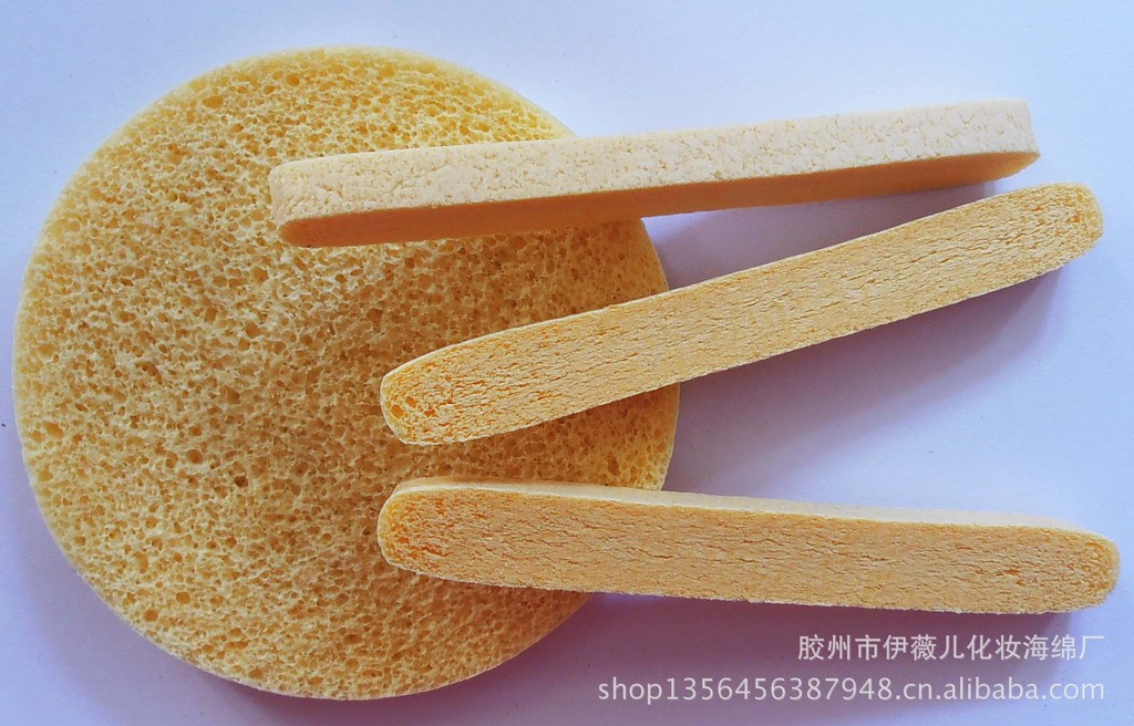 厂家批发采微加厚型纯天然海藻 洁面扑 洗面海