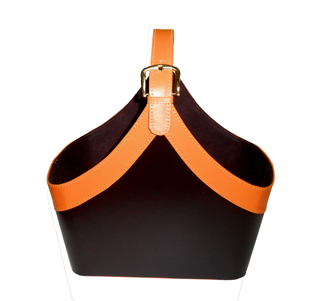 直销圣诞礼篮 皮质新年礼篮 皮革元旦礼篮 仿皮礼品篮 皮具杂志篮