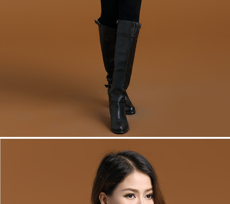 【2013<em>冷冬季</em>欧美新款纯色保暖修身时尚中长