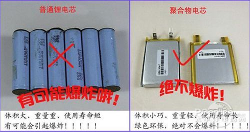 聚合物电池对比
