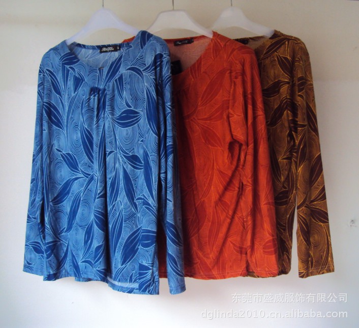 跑江湖中老年服装货源 中老年<em>女装春秋款</em>长袖