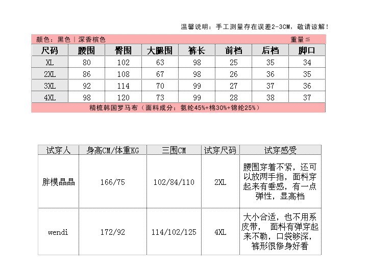 5303尺寸表