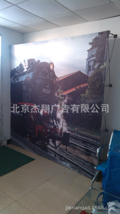 布面拉网展架2