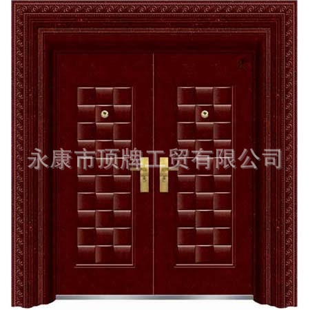 【订做农村金属漆非标大门 大门 庭院大门 双开