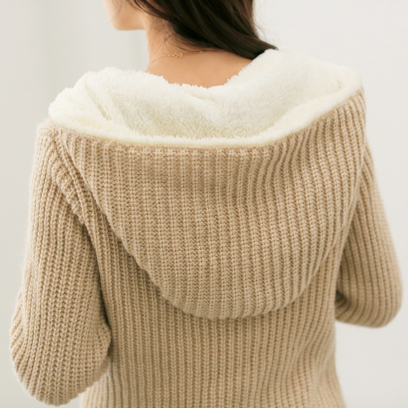 【2013秋冬新款 韩版连帽中<em>长款</em> <em>加绒加厚</em>保暖