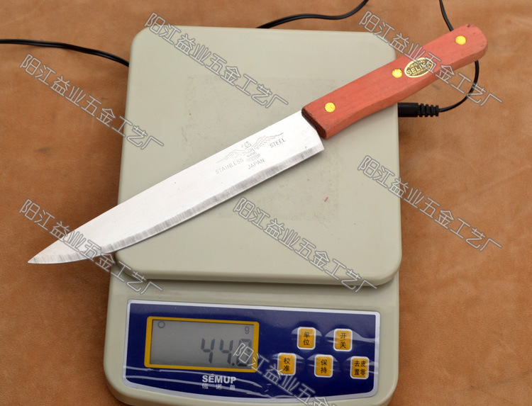 【不锈钢牛油刀 细齿PP柄牛扒刀 儿童餐刀 圆头黄油刀 小号面包刀】价格,厂家,图片,厨用菜刀,阳江市江城区益业五金工艺厂-马可波罗网