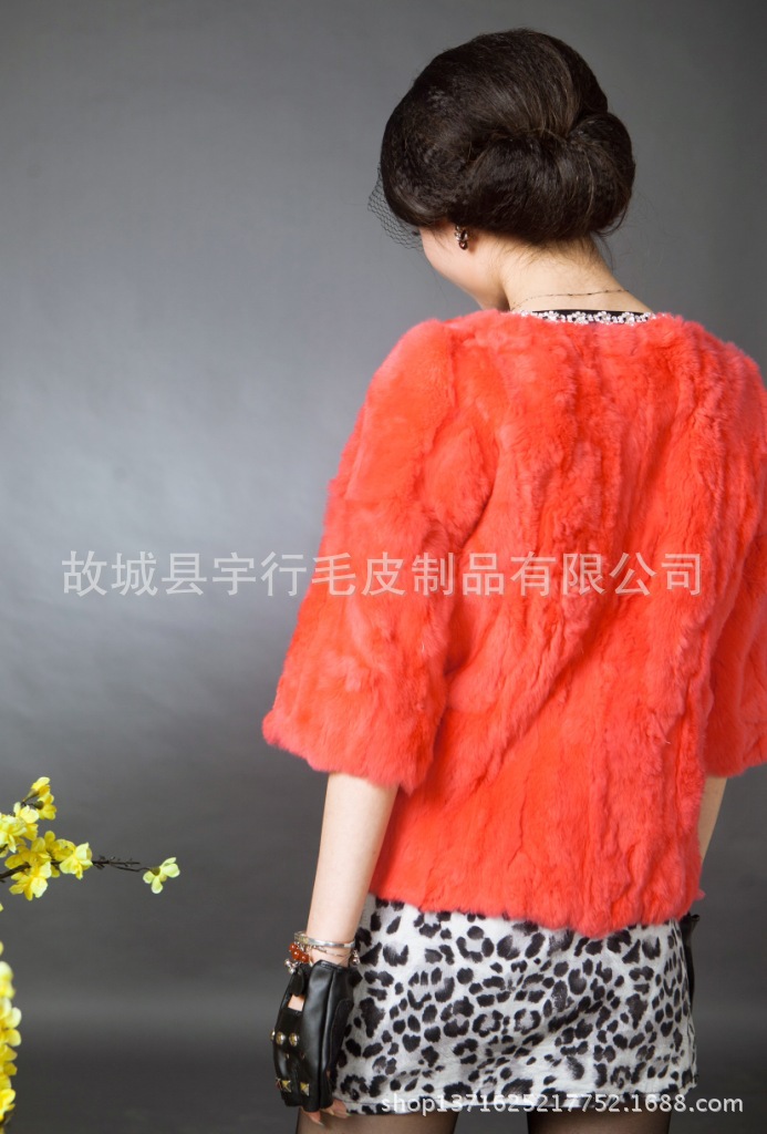 獺兔毛鑲鑽服裝
