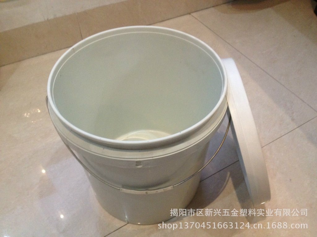 供应25公斤PP二料塑料桶 化工桶 胶水桶 液化
