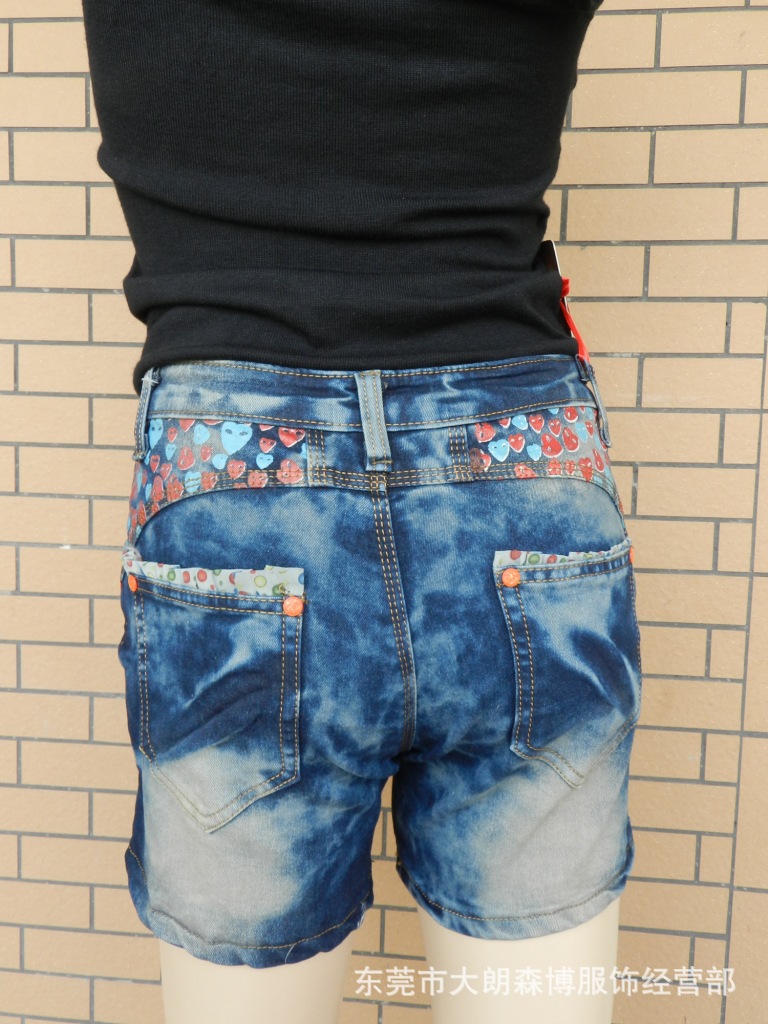 批发采购女式<em>牛仔裤</em>-中高腰、弹力、大码、时