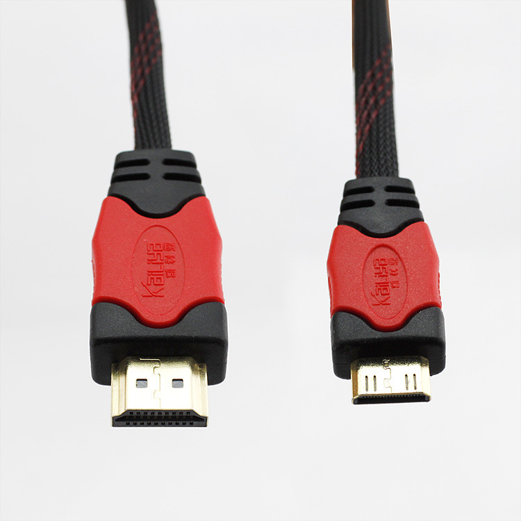 厂价直销HDMI线,A对C,铜包钢,1.4版,磁环,3D,1.5米HDMI高清线