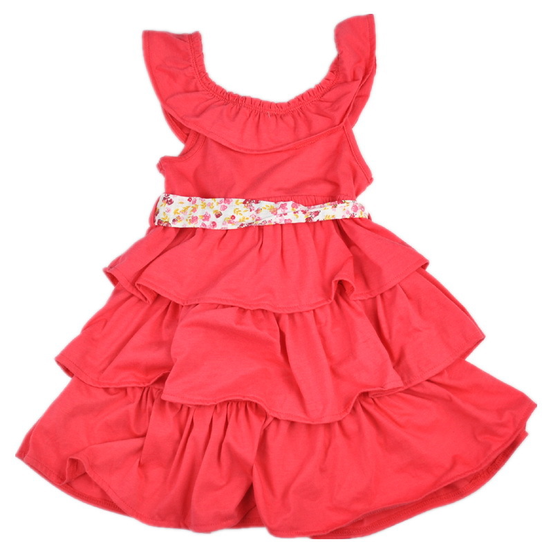 2014新款 外贸Za品牌童装 儿童女童无袖连衣裙