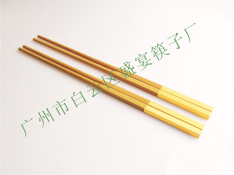 6cm金属头香木筷子3