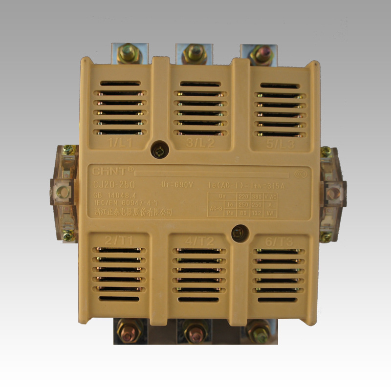 正泰交流接触器cj20-250a交流电源电压220v