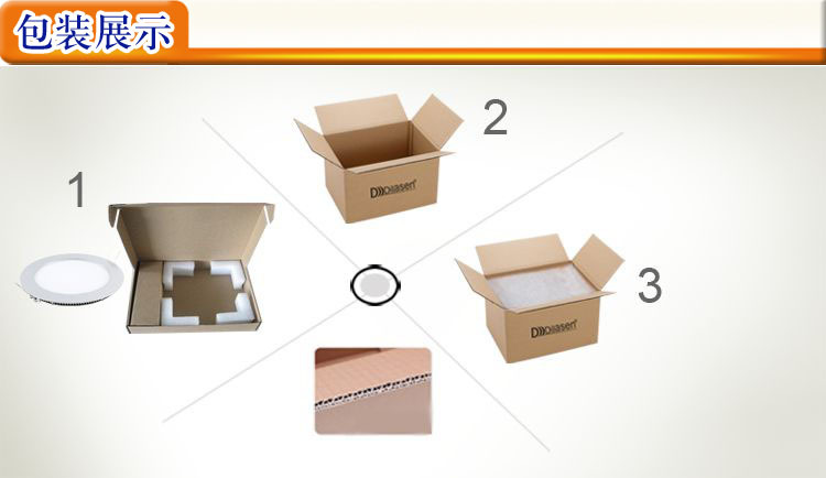 LED面板灯-面板灯3014 145mm6W圆形面板灯