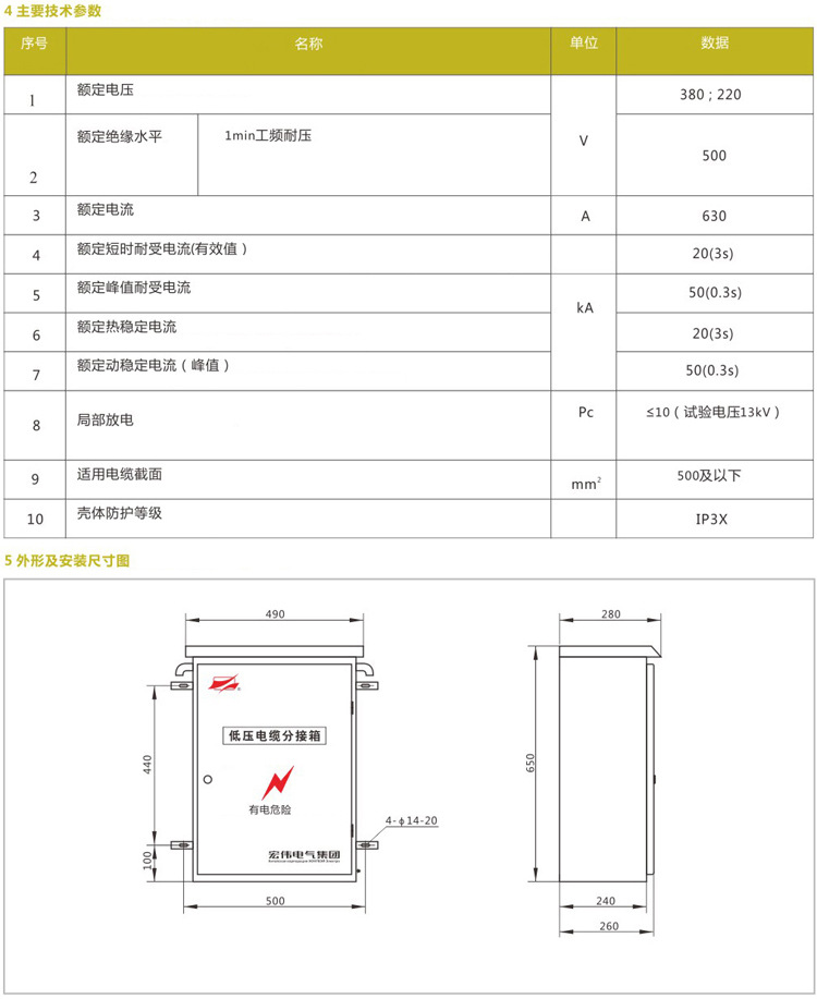 DFN8 系列戶內低壓電纜分接箱-2