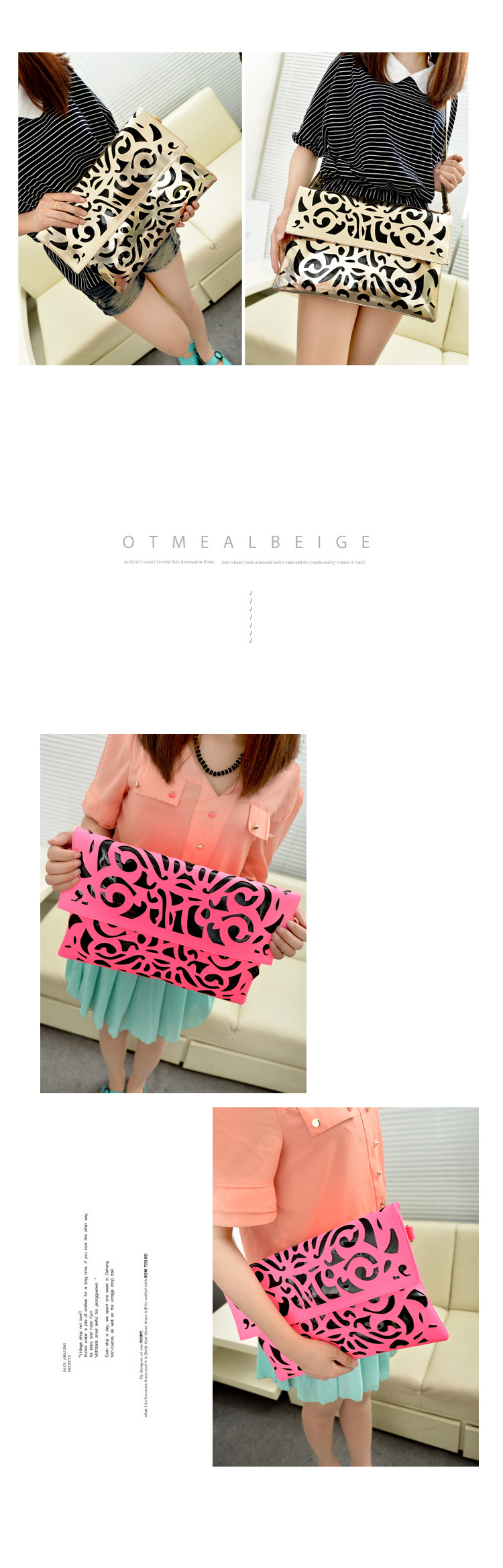 方塊鏤空肩包-3