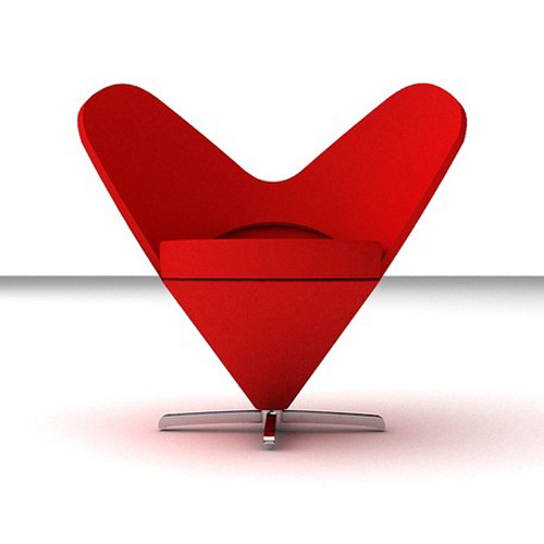 Heart Shaped Cone Chair