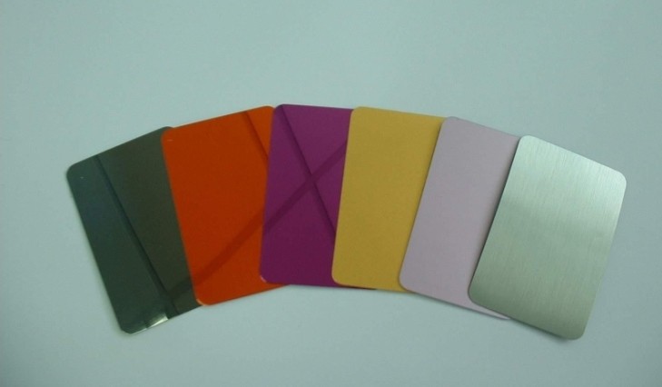 【厂家直销:5052阳极氧化彩色铝板 着色彩色氧