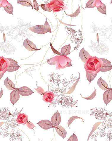 不锈钢彩花彩钢板-07