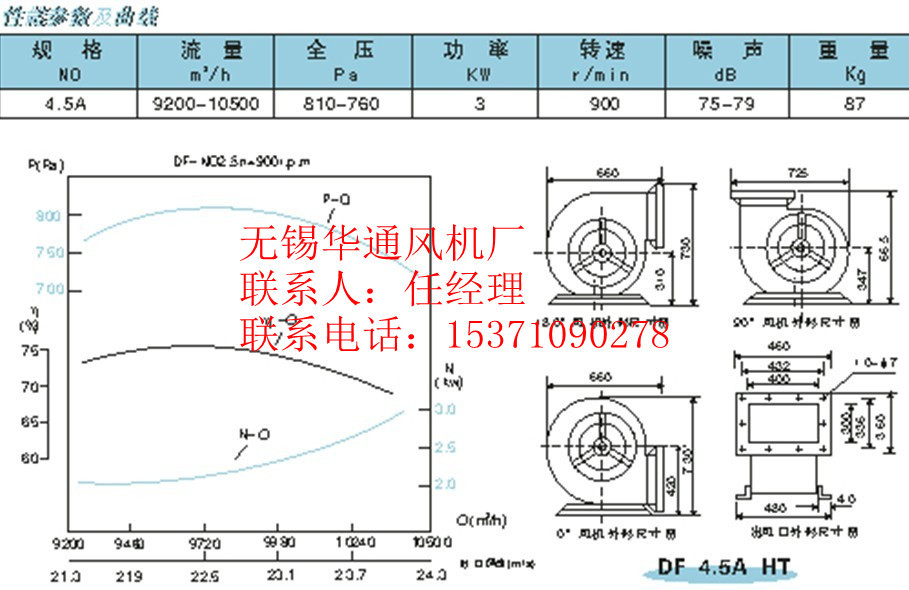 DF 4.5A参数表_副本