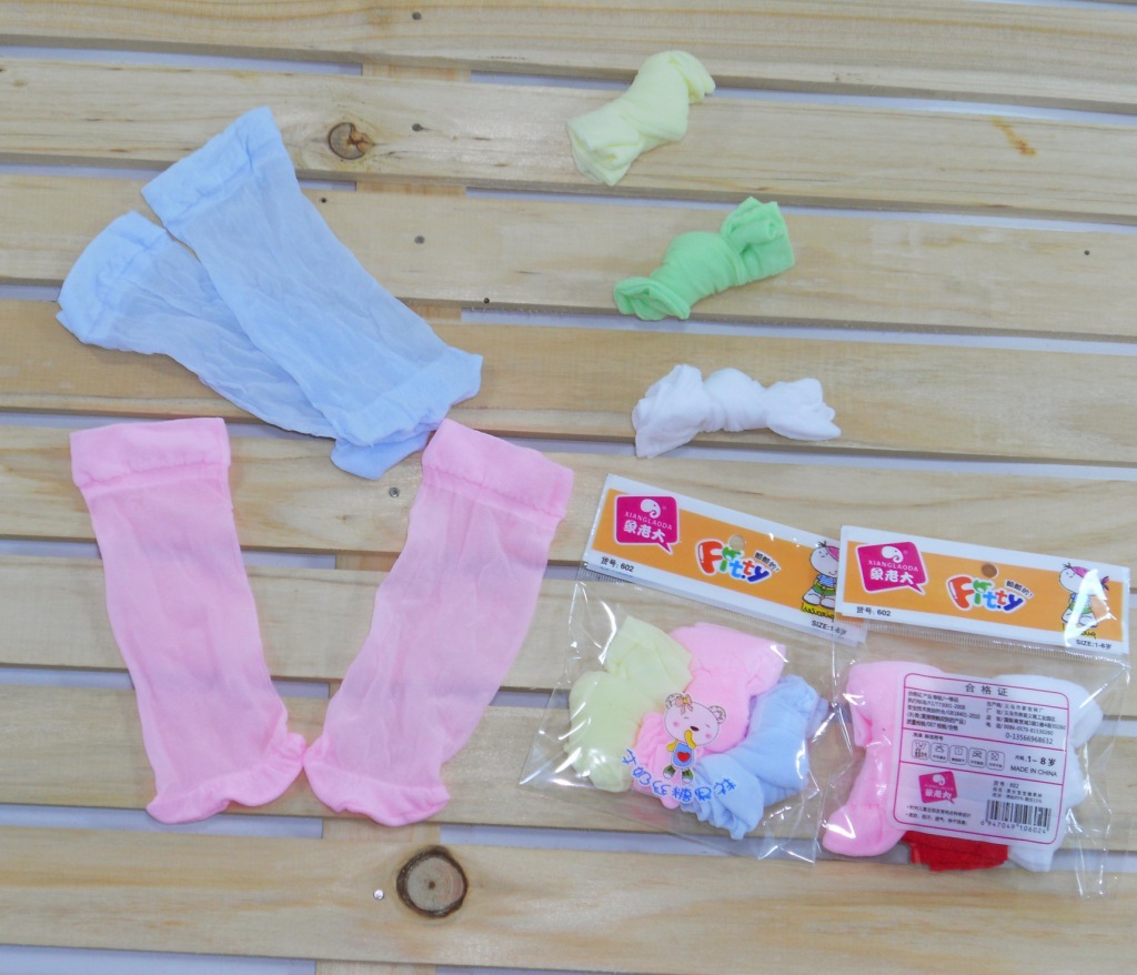 批发 牛奶丝 婴儿糖果袜 一叠30双装 小包3双装/儿童/宝宝丝袜
