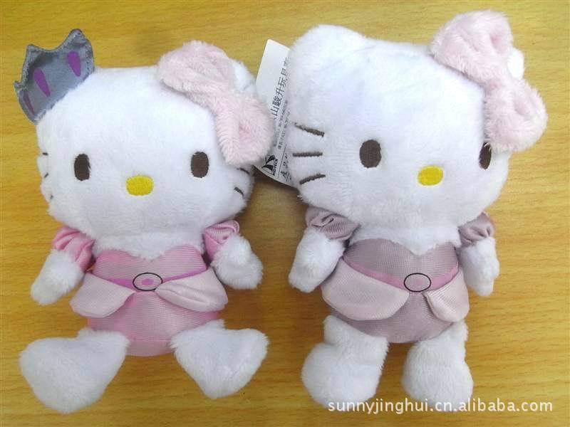 廠傢低價直銷出口各類高檔hello kitty毛絨娃娃&卡通動漫KT貓玩偶工廠,批發,進口,代購